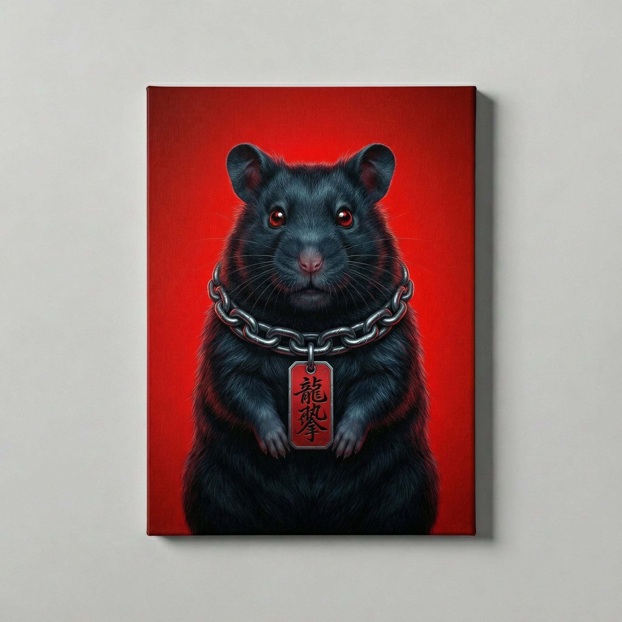 The Red Omen (Canvas)